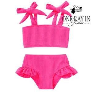 Youngertree Textured Bikini Swimsuit Size 5-6T